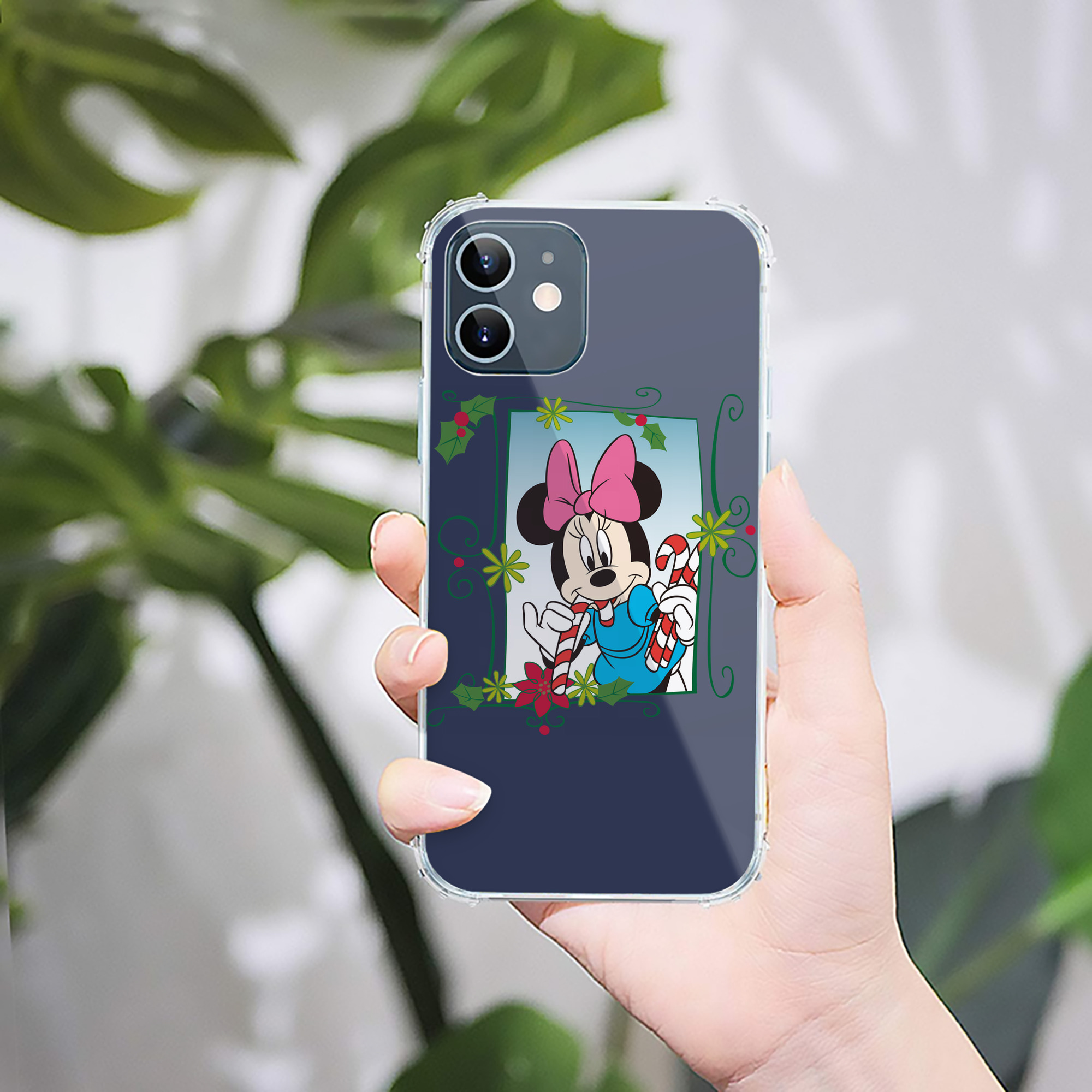 （画像用） ミッキーマウス Mickey Mouse 【iPhone 12シリーズ対応】透明スマホケース（クリアソフトケース）